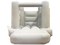 BC737 Deluxe Commercial Low height White Castle Bouncy Castles for
Sale