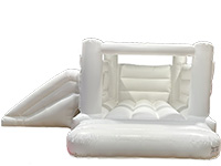 BC743 Deluxe Commercial Low Height White Combi Bouncy Castles for
Sale