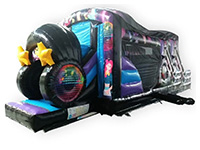 BC767 Deluxe Commercial 30ft 3D Disco Obstacle Course larger view