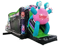 BC769 Deluxe Commercial 30ft 3D Space Aliens Obstacle Course larger view