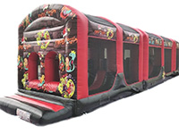 BC776 Deluxe Commercial 65ft Graffiti Obstacle Course larger view