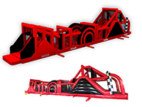 BC777 Deluxe Commercial 82ft Obstacle Course XTREME larger view