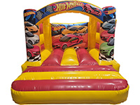 BC796 Deluxe Commercial Hot Wheels Bouncy Castle larger view