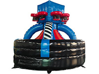 G552 Deluxe Commercial 8 Hoop Inflatable Basketball Game larger view